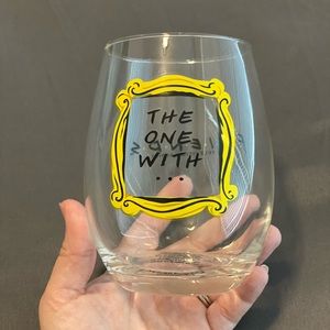 Friends Wine Glass